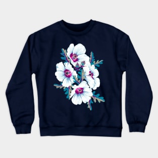 New Zealand Hibiscus - Dark Crewneck Sweatshirt